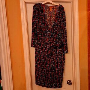 Miss Tina Geometric pattern dress